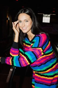 Queen Of Sparkles Rainbow Sequin Stripe Sweater -Queen of Sparkles IMG 2105 dfc41462 d6b9 45f4 b877 67d15eac04b9
