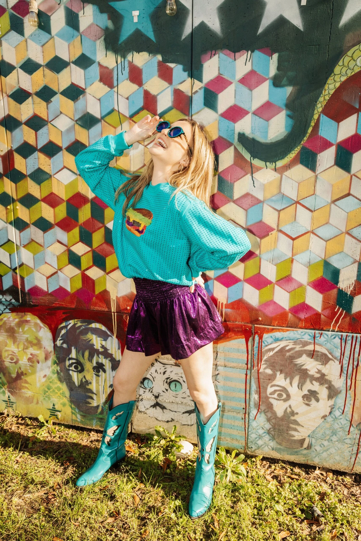 Bling Burger Sweatshirt 2 Bling Burger Sweatshirt - Image 2