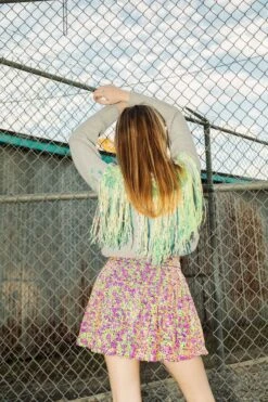 Queen Of Sparkles Sequin Fringe Back Sweater -Queen of Sparkles IMG 9555