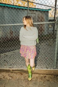 Queen Of Sparkles Sequin Fringe Back Sweater -Queen of Sparkles IMG 9556