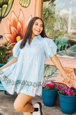 Queen Of Sparkles Bead Fringe Flower Cotton Dress 7 Queen Of Sparkles Bead Fringe Flower Cotton Dress -Queen of Sparkles QOS APRIL 270 85b0000f 1ebe 4c20 a25e 48434673f66e