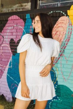 Queen Of Sparkles White Jewel & Pearl Skirt