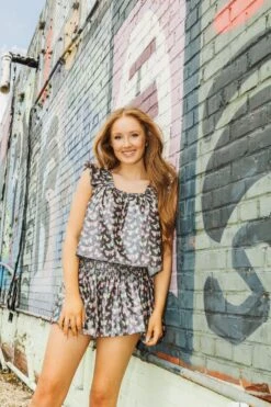 Queen Of Sparkles Black Butterfly Swing Short