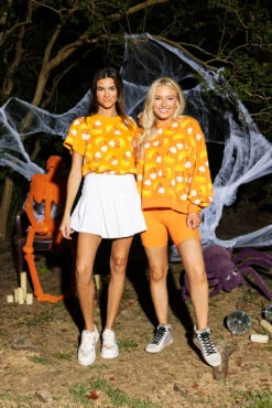 Queen Of Sparkles Orange Candy Corn Sweatshirt 7 Queen Of Sparkles Orange Candy Corn Sweatshirt -Queen of Sparkles QOSHALLOWEEN 183