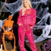 Queen Of Sparkles Magenta Skeleton Jogger