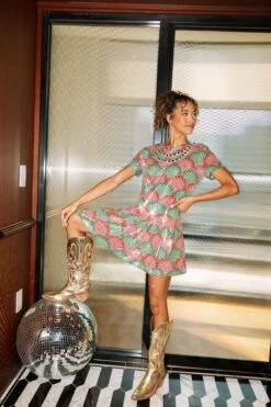 Queen Of Sparkles Full Sequin Peppermint Dress -Queen of Sparkles QOSHOLIDAY soelstudio 399