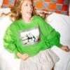 Queen Of Sparkles Cotton Headed Ninny Muggins Sweatshirt