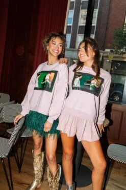 Queen Of Sparkles Mauve Ribbed Metallic Swing Short -Queen of Sparkles QOSHOLIDAY soelstudio 624 19f85b30 d15b 442a bea4 395b78327262