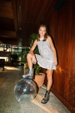 Queen Of Sparkles White Rainbow Rhinestone Dress -Queen of Sparkles QOSHOLIDAY soelstudio 847