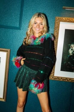 Emerald Disco Swing Shorts -Queen of Sparkles SOELSTUDIO QOSOCT 42 02837864 1b52 490f 8e5d a9db356441d2