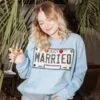 Just Married Sweatshirt