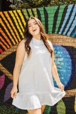 White Rhinestone Dress -Queen of Sparkles image 3b7b558e 7ca2 40d8 b1d2 ce6650c38115