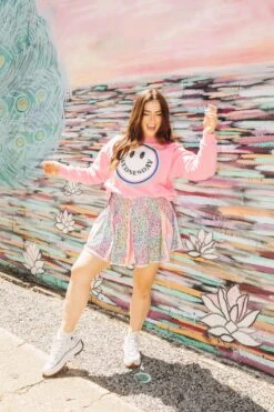 Queen Of Sparkles Wednesday Smiley Sweatshirt -Queen of Sparkles image 5fa0ff03 1599 4241 ba48 063e8bb34517