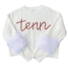 Queen Of Sparkles “Tenn” Feather Sleeve Sweater