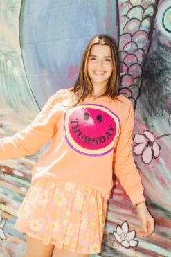 Queen Of Sparkles Thursday Smiley Sweatshirt 6 Queen Of Sparkles Thursday Smiley Sweatshirt -Queen of Sparkles image 9bf57099 0a0d 4220 8bec 40ff7860c064