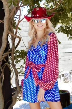 Red, White & Blue Star Dress -Queen of Sparkles image b0ac6b5f 1bbc 4946 9965 2678dc5af59a