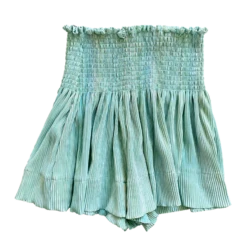 Mint Pleat Swing Short