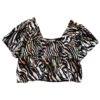 Tiger Print Flutter Top