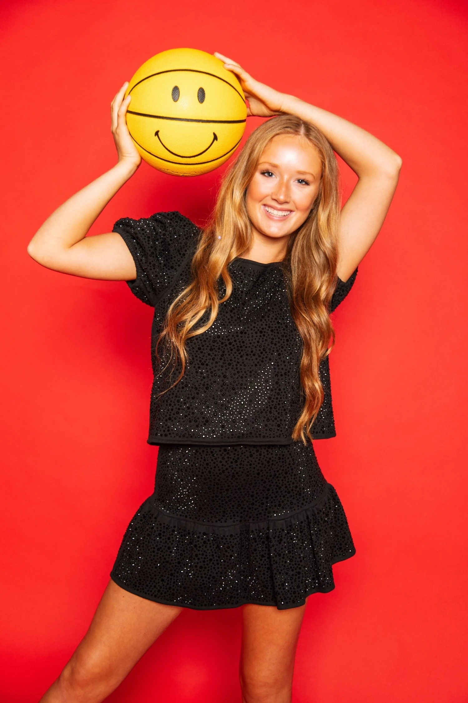 Queen Of Sparkles Black Rhinestone Skirt 1 Queen Of Sparkles Black Rhinestone Skirt