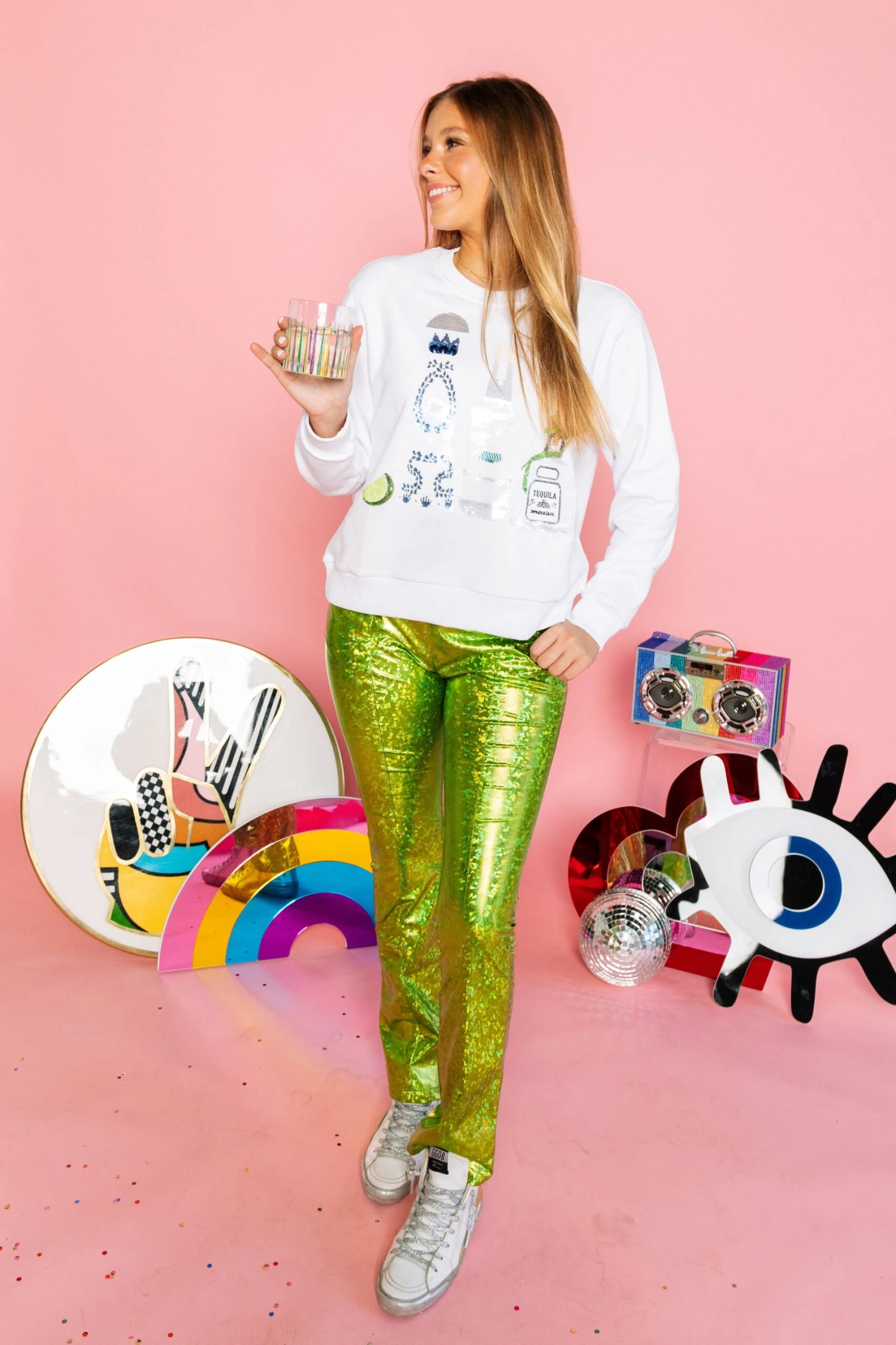 3 Tequila Floor Sweatshirt 3 3 Tequila Floor Sweatshirt - Image 3