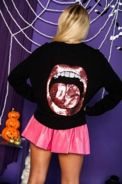 Queen Of Sparkles Scream Queen Sweater 5 Queen Of Sparkles Scream Queen Sweater -Queen of Sparkles soelstudio QOSAug 502