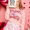 Queen Of Sparkles Queen Of Hearts Sweater