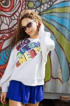 Queen Of Sparkles Big Queen Energy Sweatshirt 7 Queen Of Sparkles Big Queen Energy Sweatshirt -Queen of Sparkles soelstudio QOSFEB2023 366