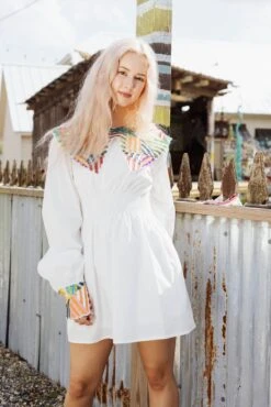 Queen Of Sparkles Abstract Sequin Collar Cotton Dress 7 Queen Of Sparkles Abstract Sequin Collar Cotton Dress -Queen of Sparkles soelstudio QOSFEB2023 371