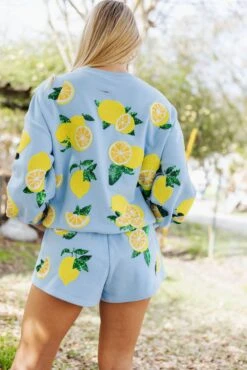 Queen Of Sparkles Blue Lemon Queen Sweatshirt 6 Queen Of Sparkles Blue Lemon Queen Sweatshirt -Queen of Sparkles soelstudio QOSFEB2023 443