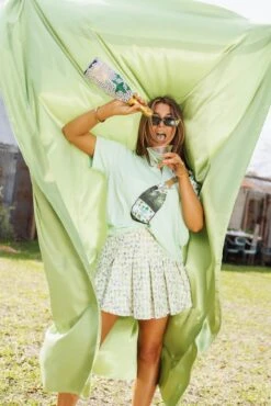 Queen Of Sparkles Green Tweed Pleated Skort 7 Queen Of Sparkles Green Tweed Pleated Skort -Queen of Sparkles soelstudio QOSFEB2023 623 5126ef5e 2e81 4532 a279 8bdf6230e777