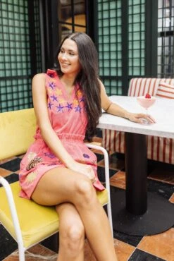 Pink Terry Cloth Fish Skort -Queen of Sparkles soelstudio QOSMAY2023 193 ff624601 cddc 4c14 be36 73fb6824e8a5