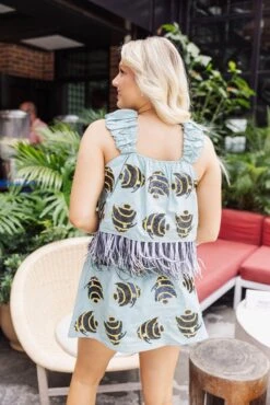 Blue Fish Skort -Queen of Sparkles soelstudio QOSMAY2023 224 476049e0 1b27 4fab 9712 d2a0662597cb