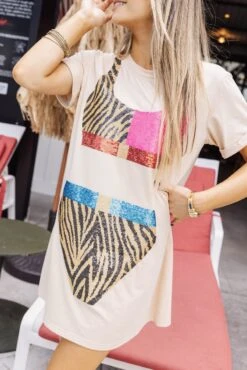 Colorblock Tiger Bikini Coverup -Queen of Sparkles soelstudio QOSMAY2023 329