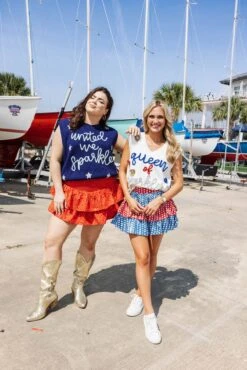 Queen Of Sparkles United We Sparkle Sweater Vest -Queen of Sparkles soelstudio QOSMAY2023 666