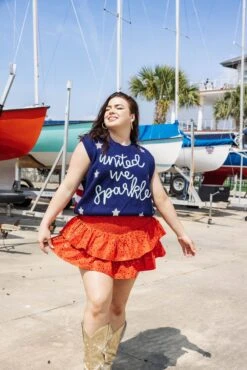 Queen Of Sparkles United We Sparkle Sweater Vest -Queen of Sparkles soelstudio QOSMAY2023 671