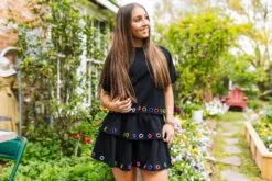 Queen Of Sparkles Black Rainbow Grommet Top -Queen of Sparkles soelstudio QOSMarch2023 166 68c18063 1d73 496e ae8f 8c99b47485ff