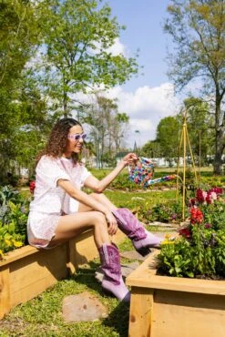 Queen Of Sparkles White Striped Scattered Sequin Top -Queen of Sparkles soelstudio QOSMarch2023 75 44946b71 a175 46bb be5b dfe0c585f2c4