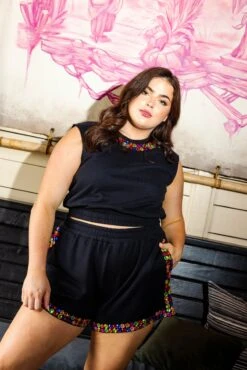 Black Jeweled Short -Queen of Sparkles soelstudio QOS JUNE 384 97fc396e 2e74 4acc be85 add14208cd2a