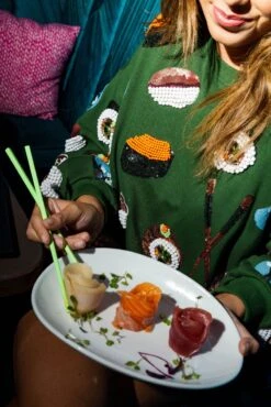 Dark Green Sushi Sweatshirt