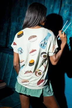 Pale Green Sushi Tee 4 Pale Green Sushi Tee -Queen of Sparkles soelstudio QOS JUNE 501 a9f160c9 4c01 4792 9886 8e207ca7e89d